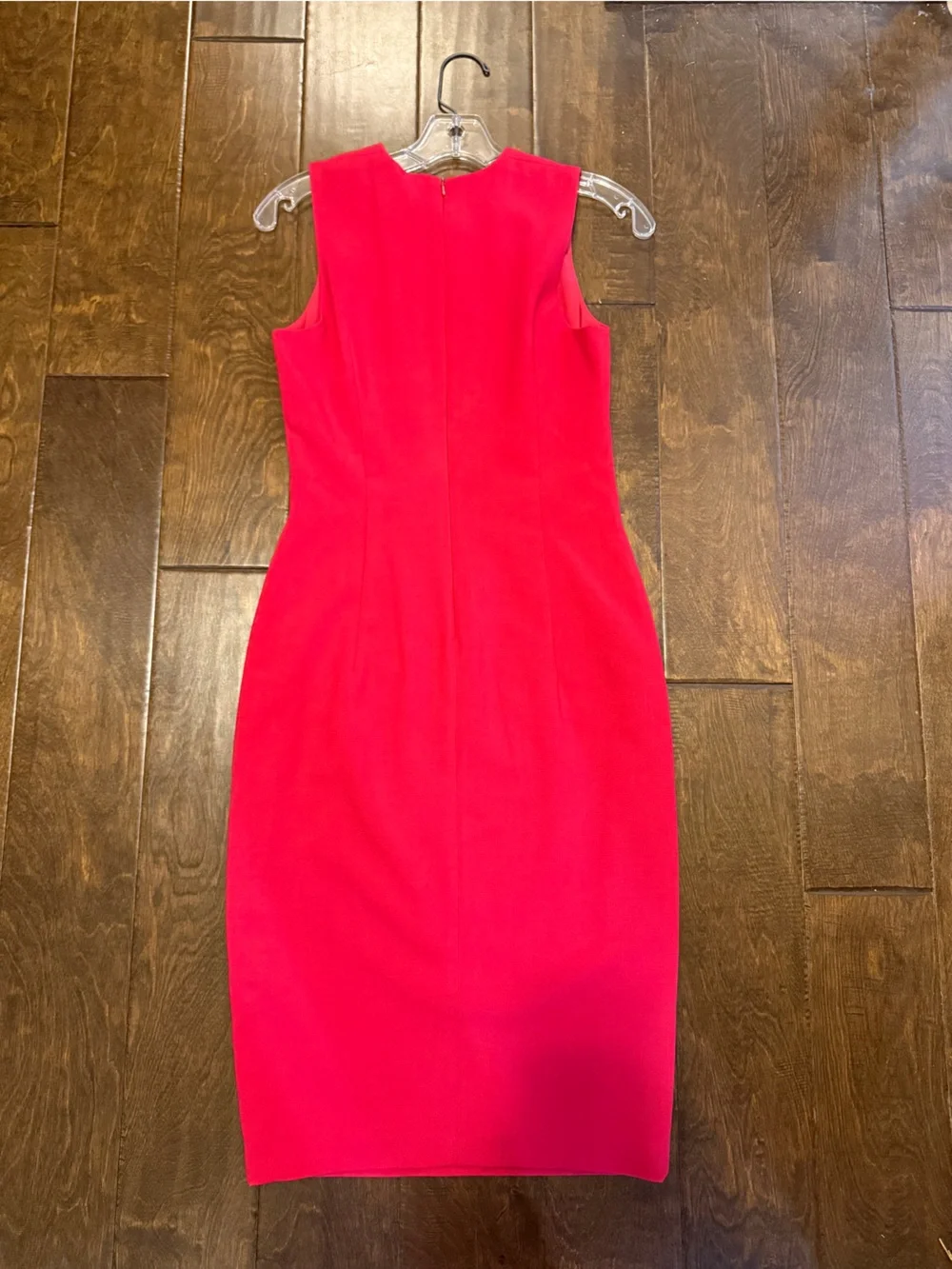 Black Halo Bright Red Indie Sheath Dress with Front Pockets Size 0